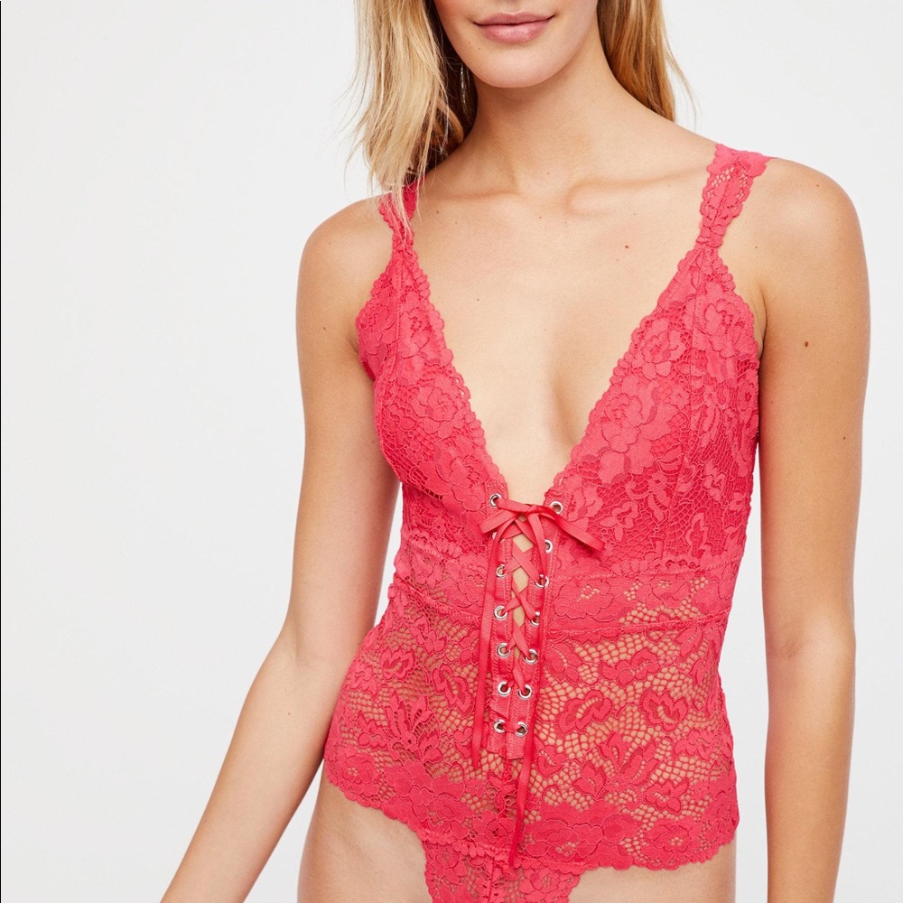 Free People lace bodysuit